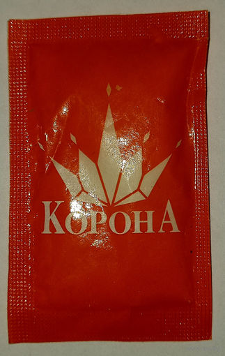 Сахар в пакетике " Корона"