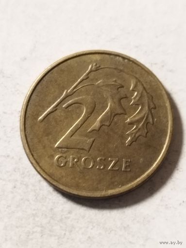 Польша 2 гроша 1998
