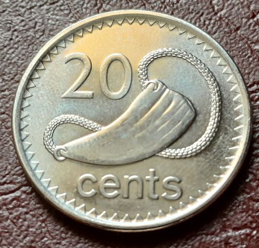 Фиджи 20 центов, 2010    ( 1-6-7 )
