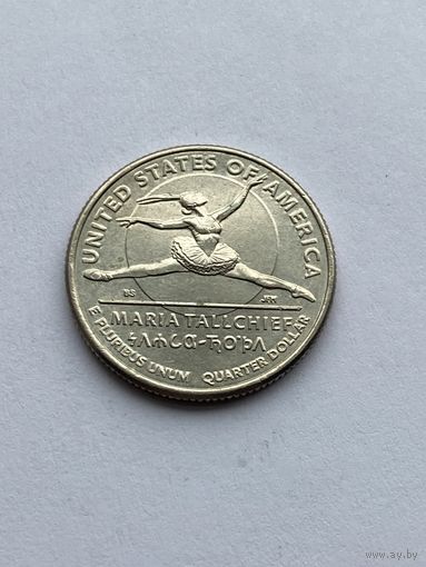 25 центов 2023 г., Мария Толчиф, США.