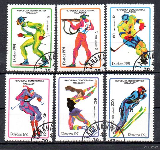 Олимпийские игры Мадагаскар 1991 год 6 марок