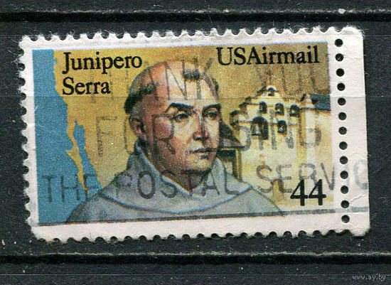 США - 1985 - Монах Хуниперо Серра - [Mi. 1764] - полная серия - 1 марка. Гашеная.  (Лот 40Dd)