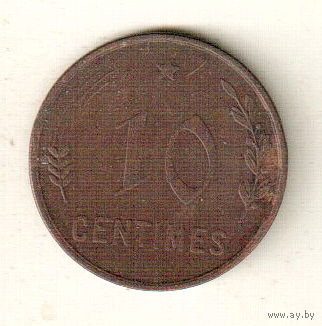 Люксембург 10 сантим 1930
