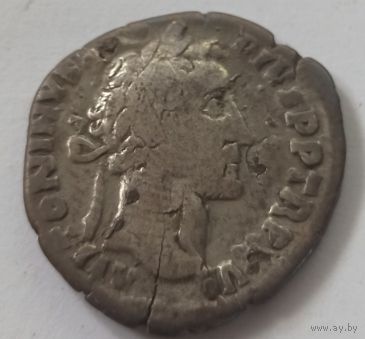 22 римская империя денарий Антонин Пий