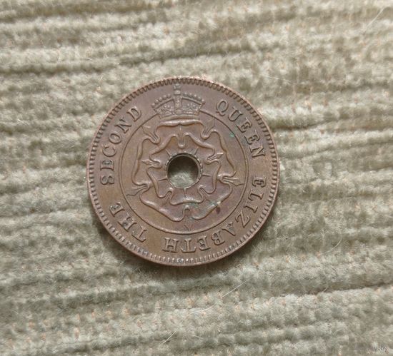 Werty71 Южная Родезия 1/2 пенни 1954 Редкая