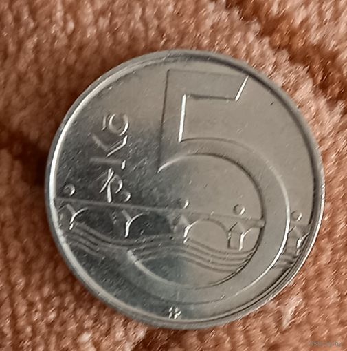Чехия 5 крон 2002 г.