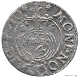 Королевство Польша. Светлейшая Речь Посполитая Обоих Народов. 3 полугроша/полторак, паўтарак/ 1625. Герб Пулкозиц. Быдгощ