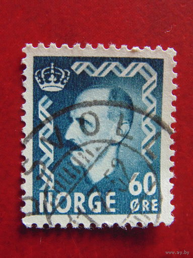 Норвегия 1950 г. Король Хокон VII.