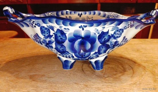 Фруктовница Гжель