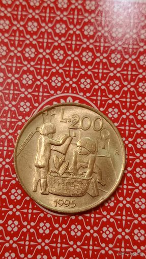 Сан Марино 200 лир 1995