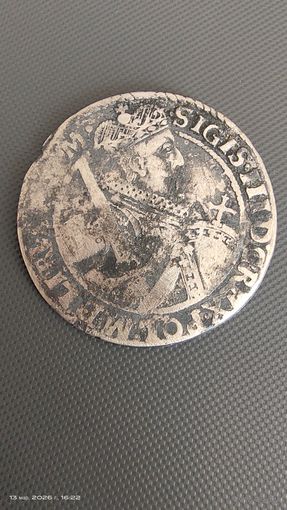 ОРТ 1621 год серебро Сигизмунд с 1 рубля