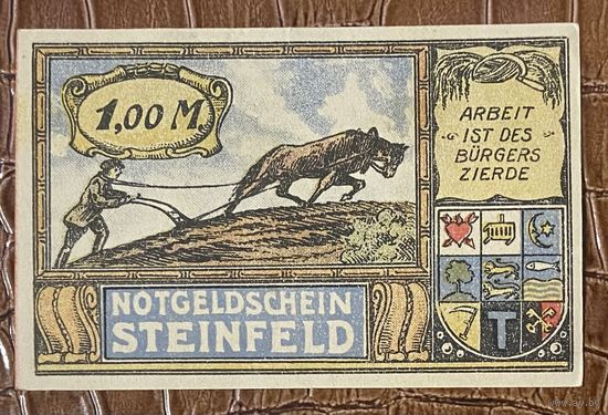 Нодгельд 1 марка 1921 год. Штайнфельд. Веймарская республика
