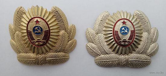 Кокарды МВД СССР. "Жёлтая и Оранжевая"