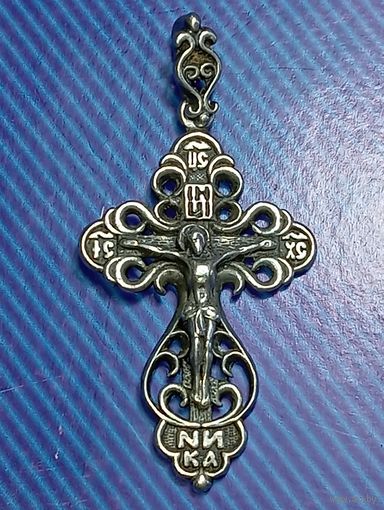 Крестик серебро 925 пробы .