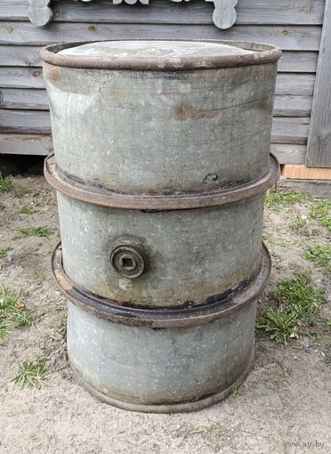 Бочка усиленная оцинкованная ОБМЕН!