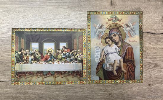 Старые литографии цена за две