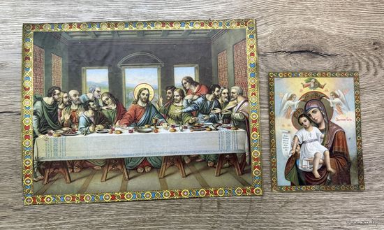 Старые литографии цена за две