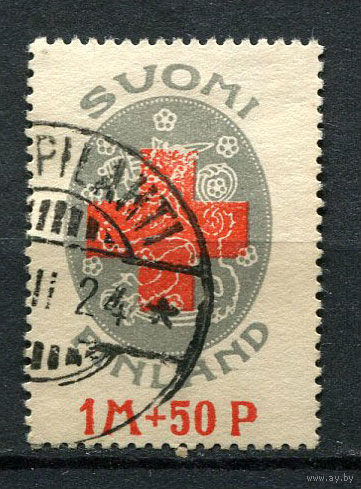 Финляндия - 1925 - Красный крест - [Mi. 111] - полная серия - 1 марка. Гашеная.  (Лот 185AJ)
