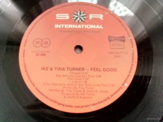 Виниловая пластинка IKE & TINA TURNER -- FEEL GOOD. (конверт отсутствует).