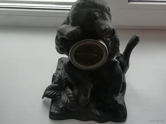 Часы касли, медведь на пне, исправны