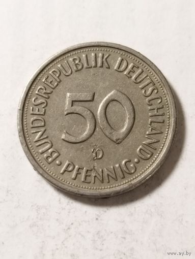 Германия 50 пфенинг 1978 D
