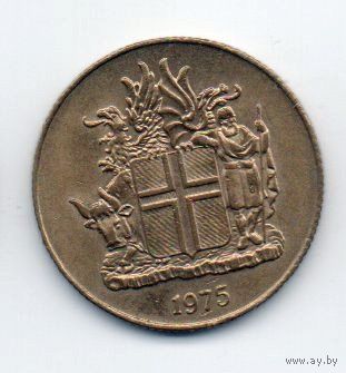 РЕСПУБЛИКА   ИСЛАНДИЯ 1 КРОНА 1975