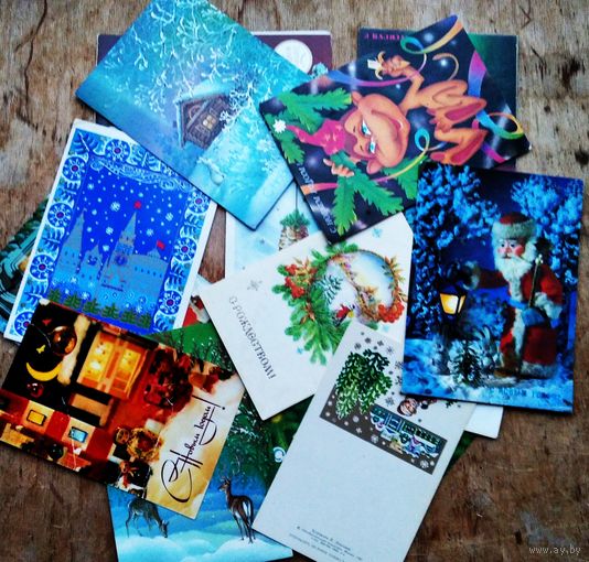 Лот открыток СССР С Новым годом". Около 50 шт. Чистые. С 1 руб. ТОЛЬКО 7 ДНЕЙ.