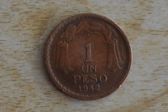 Чили 1 песо 1942