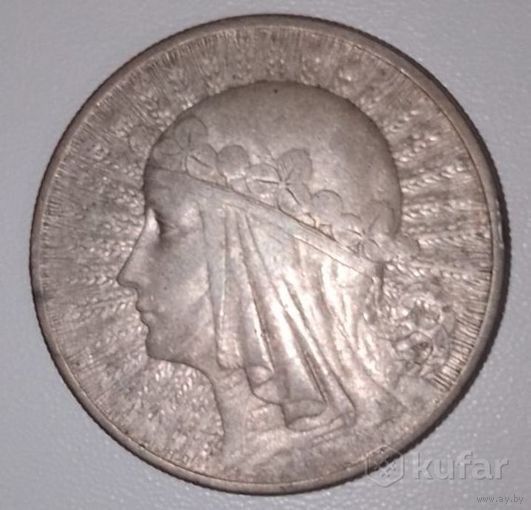 10 злотых Польша 1932 г. ЯДВИГА-КОРОЛЕВА