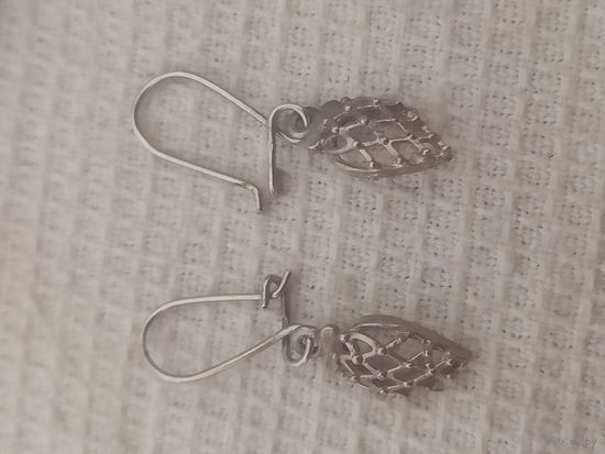 Серьги. серебро.