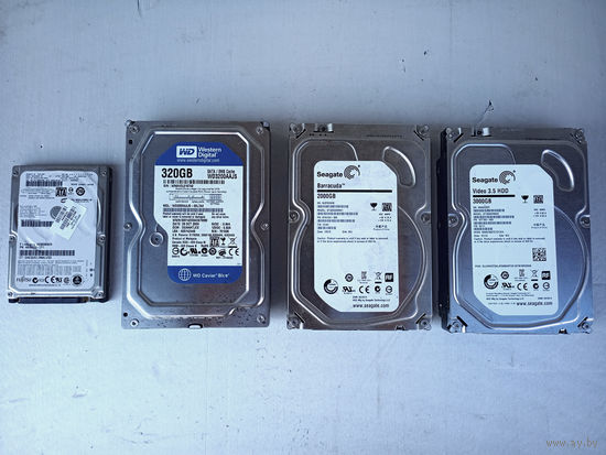 HDD битые 4 шт одним лотом