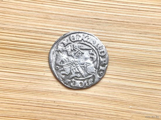 Полугрош Александра Ягеллончика 1491-1506 прочекан