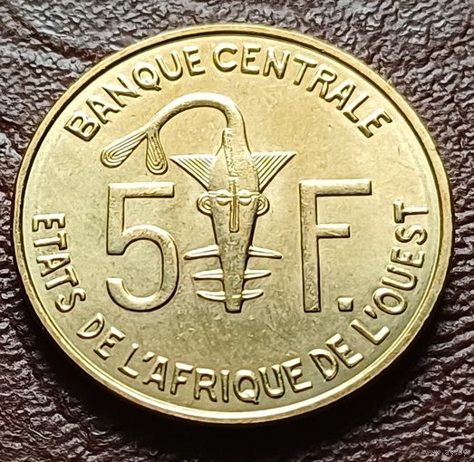 Западная Африка (ВСЕАО) 5 франков, 2011   ( 2-1-2 )