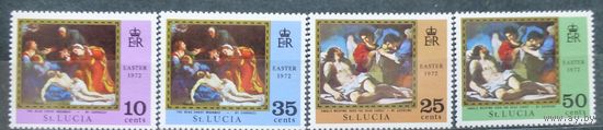 Сент-Люсия \р71а\ 1972 Пасха  MNH
