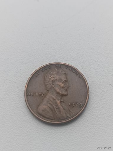 США 1 цент 1929 год