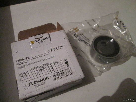 Лот 1282. FLENNOR FS05999 - РОЛИК - НАТЯЖИТЕЛЬ РЕМНЯ ГРМ RENAULT 19 RENAULT CLIO RENAULT KANGOO RENAULT MEGANE RENAULT SCENIC RENAULT TWINGO. Старт с 15 рублей!