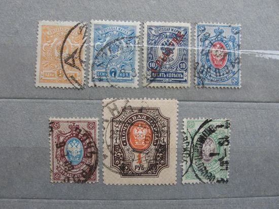 Продажа коллекции с 1 рубля! Почтовые марки Российской империи, выпуск 19