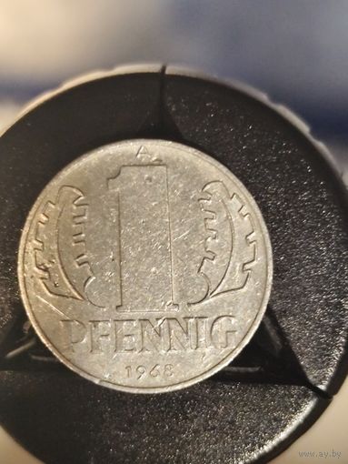 Германия ГДР 1 пфенниг 1968