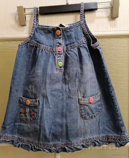 Сарафан джинсовый на 3-4 года, новый
