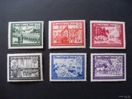 Торг! 1941 Рейх. Германия. Mi.773-778 MNH (Mi.-60 euro) см.описание