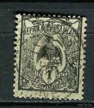Французские колонии - Новая Каледония - 1905 - Птица 1С - [Mi.85] - 1 марка. Гашеная.  (Лот 16HN)-T2P16