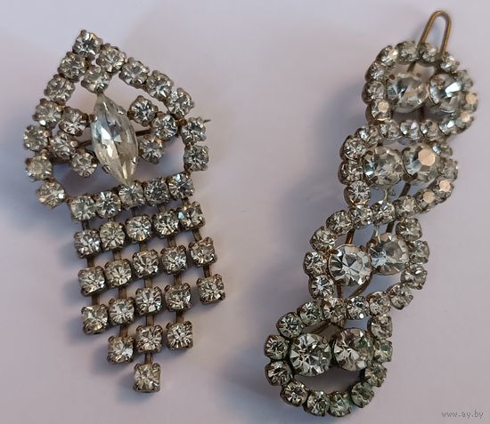 Брошь и заколка. Чехословакия. Времён СССР. Плюс Бонус. Все лоты с 1 рубля!