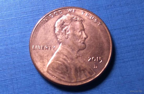 1 цент 2015 D. США.
