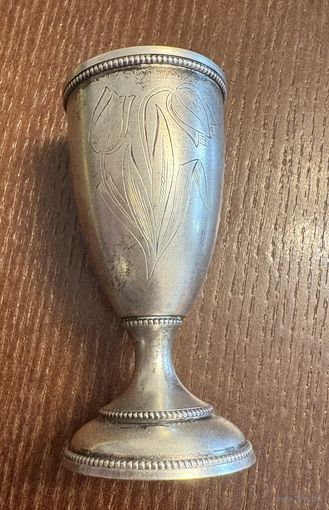 Серебряная рюмка . 875 проба . Вес 29.6 грамма