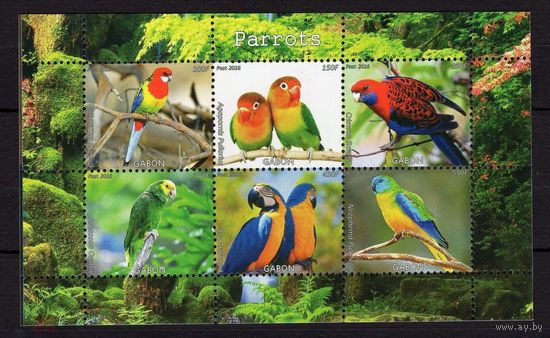 СЕРИЯ Блоков птицы   фауна  MNH