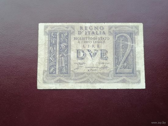 Италия 2 лир  1939