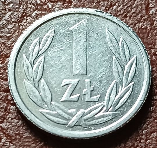 Польша 1 злотый, 1990    ( 1-2-4 )
