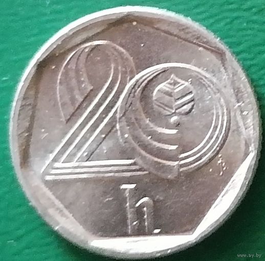 Чехия 20 геллеров 1997
