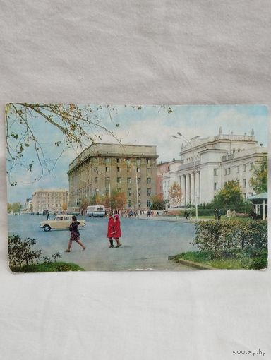 Открытка "Новосибирск. Театр юных зрителей" ", фото Н.Калинина, 1976 г