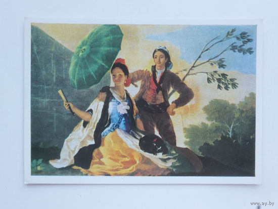 Гойя живопись 10х15 см